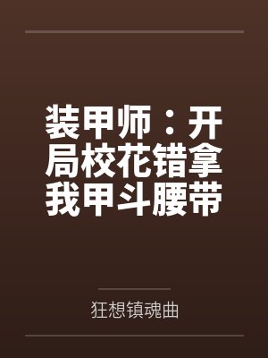 装甲师：开局校花错拿我甲斗腰带