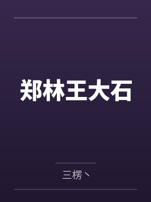 郑林王大石